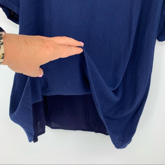 Skies Are Blue Long Sleeve Dress Blue Size M - Picture 7 of 15